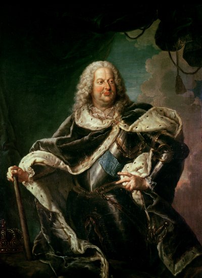 Stanislas Lesczinski, King of Poland by Jean Girardet